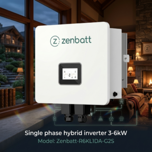 Zenbatt 3.68kW Residential Hybrid Inverter Single-Phase Hybrid Inverter for Residential Solar Storage Systems