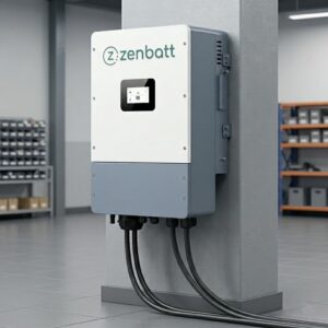 Zenbatt 12kW three-phase hybrid solar inverter for residential and commercial energy storage systems